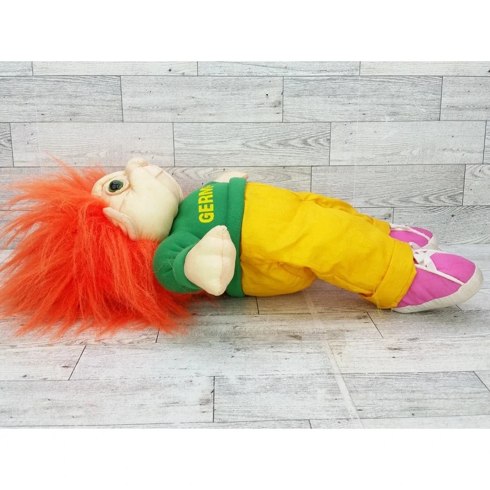 1993 International Silver Co. Germ-Troll Plush Toy Stuffed Doll Germ Troll